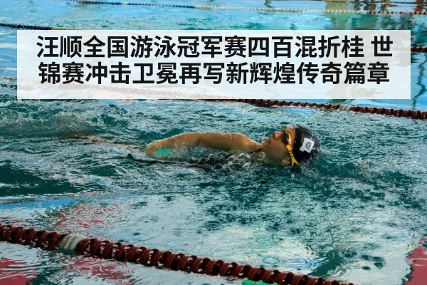 汪顺全国游泳冠军赛四百混折桂 世锦赛冲击卫冕再写新辉煌传奇篇章
